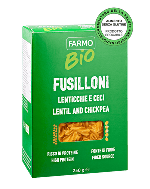 Fusilloni Biologici Lenticchie e Ceci - Farmo - Eat a better life